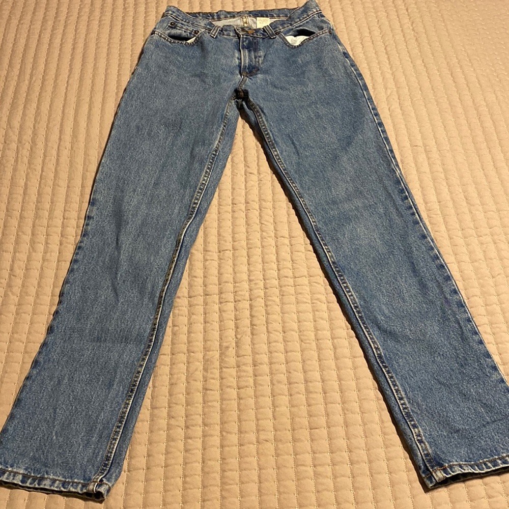 Size 7/8 Jordache Dark Blue Straight Jeans